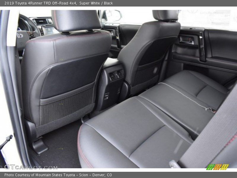 Rear Seat of 2019 4Runner TRD Off-Road 4x4