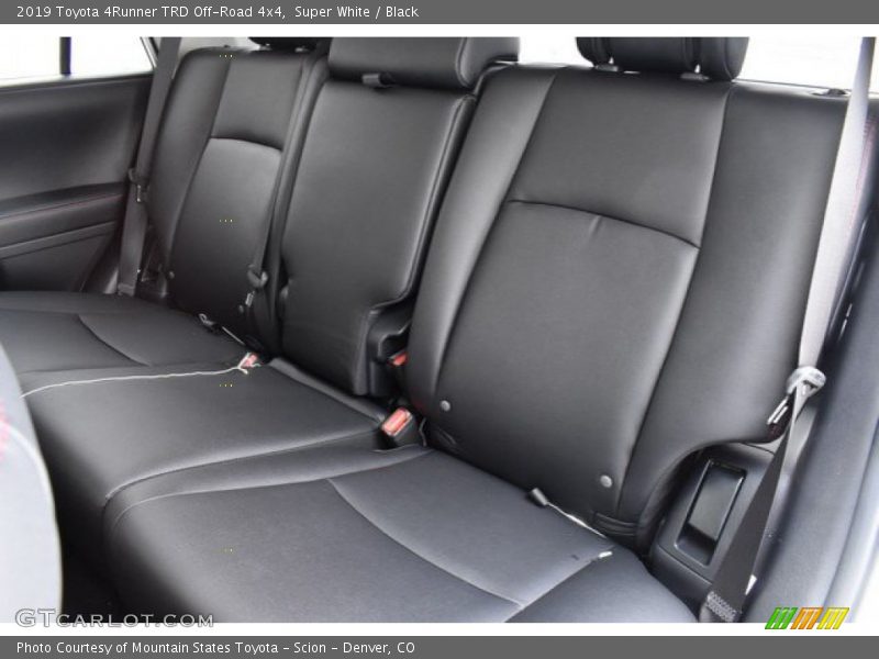 Rear Seat of 2019 4Runner TRD Off-Road 4x4