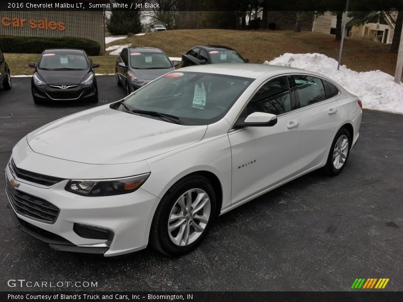 Summit White / Jet Black 2016 Chevrolet Malibu LT