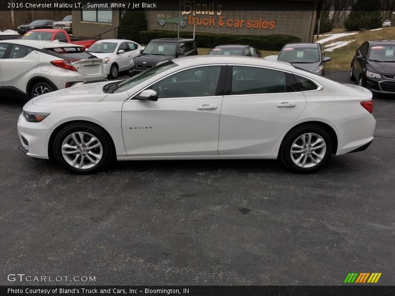 Summit White / Jet Black 2016 Chevrolet Malibu LT