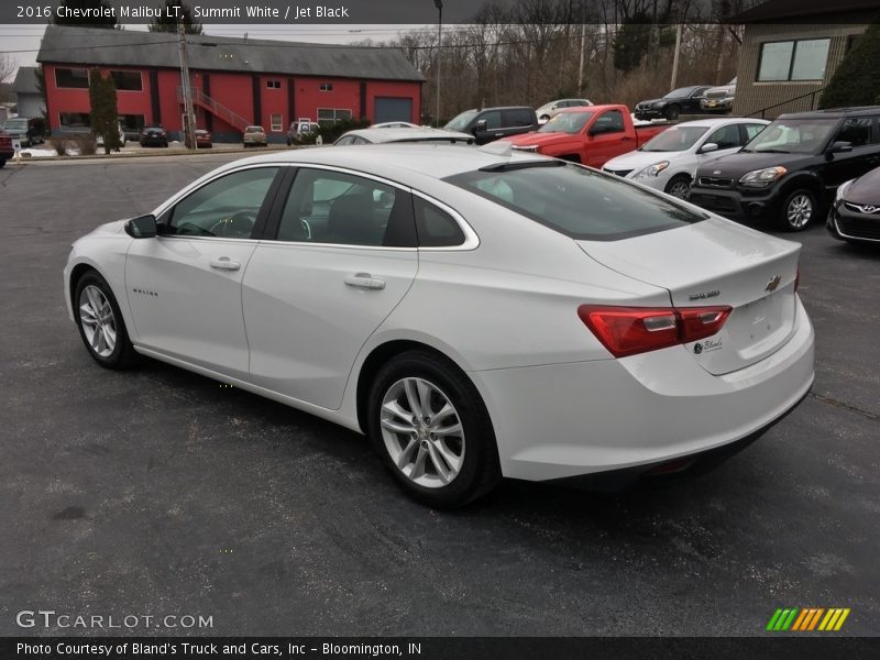 Summit White / Jet Black 2016 Chevrolet Malibu LT
