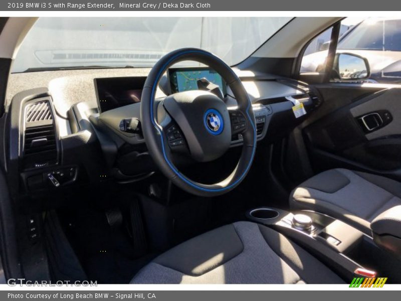 Mineral Grey / Deka Dark Cloth 2019 BMW i3 S with Range Extender