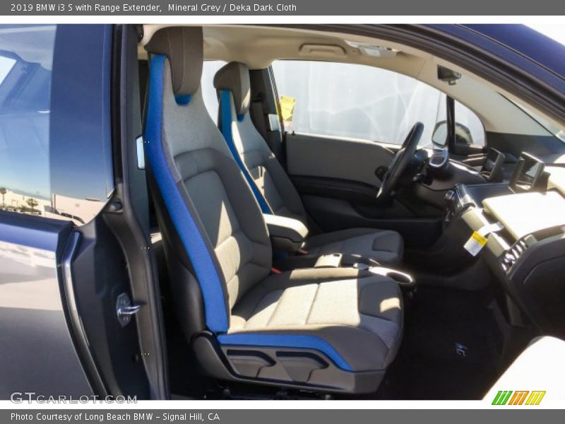 Mineral Grey / Deka Dark Cloth 2019 BMW i3 S with Range Extender