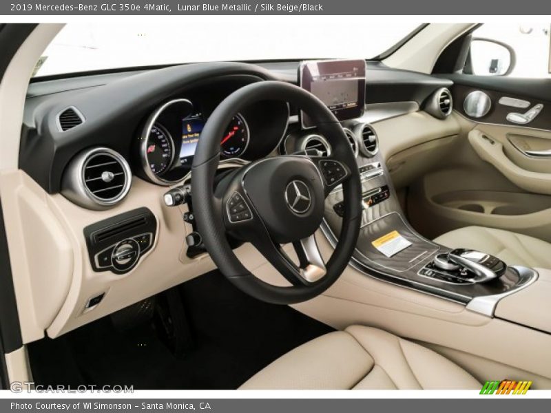 Lunar Blue Metallic / Silk Beige/Black 2019 Mercedes-Benz GLC 350e 4Matic