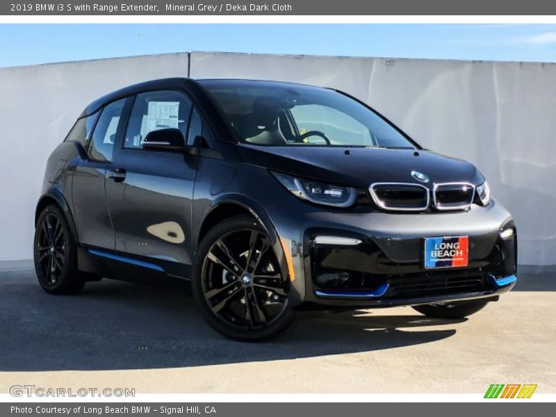 Mineral Grey / Deka Dark Cloth 2019 BMW i3 S with Range Extender