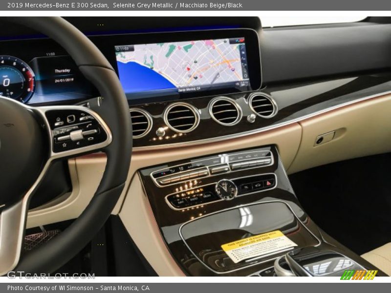 Selenite Grey Metallic / Macchiato Beige/Black 2019 Mercedes-Benz E 300 Sedan