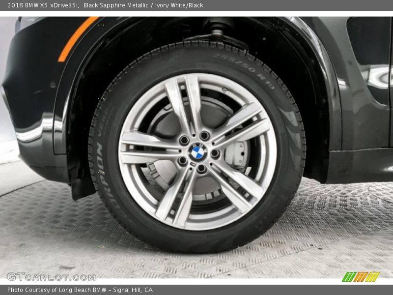 Black Sapphire Metallic / Ivory White/Black 2018 BMW X5 xDrive35i