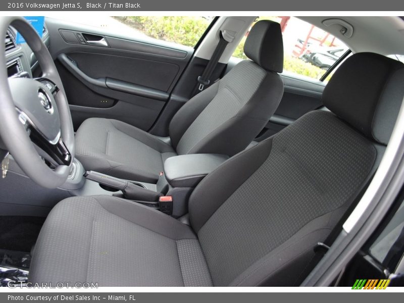 Black / Titan Black 2016 Volkswagen Jetta S