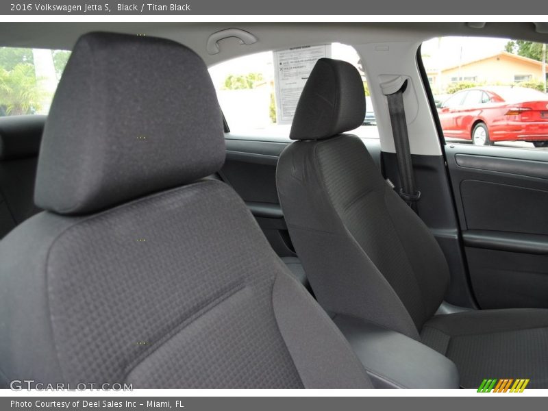 Black / Titan Black 2016 Volkswagen Jetta S