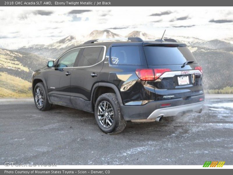 Ebony Twilight Metallic / Jet Black 2018 GMC Acadia SLT AWD