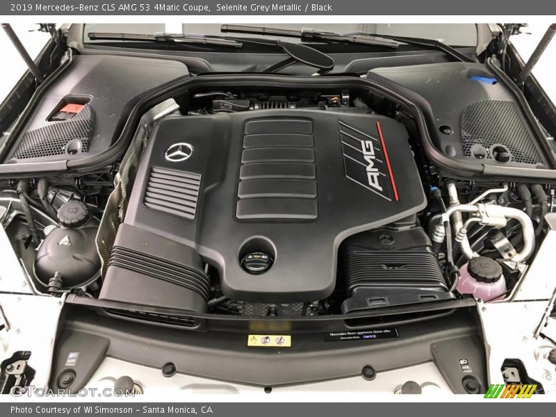 Selenite Grey Metallic / Black 2019 Mercedes-Benz CLS AMG 53 4Matic Coupe