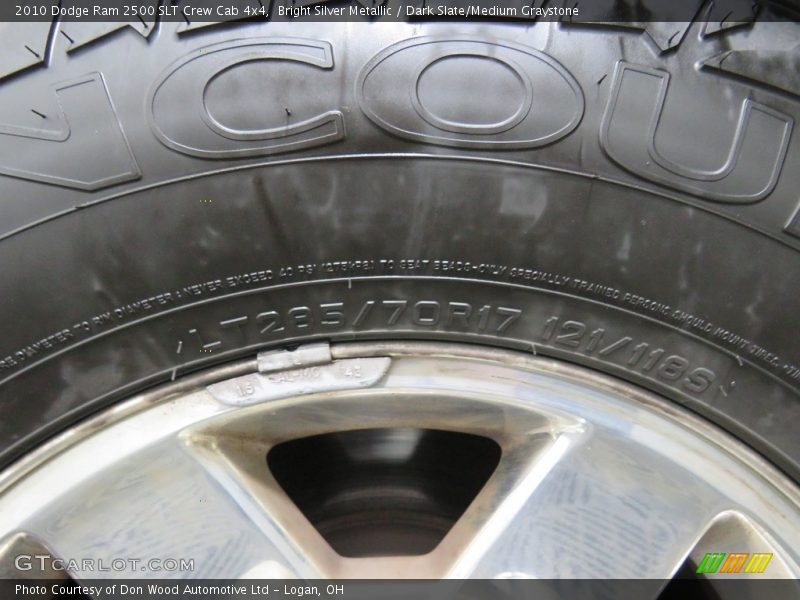Bright Silver Metallic / Dark Slate/Medium Graystone 2010 Dodge Ram 2500 SLT Crew Cab 4x4