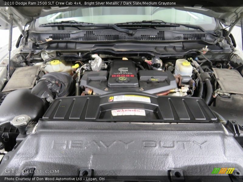 Bright Silver Metallic / Dark Slate/Medium Graystone 2010 Dodge Ram 2500 SLT Crew Cab 4x4