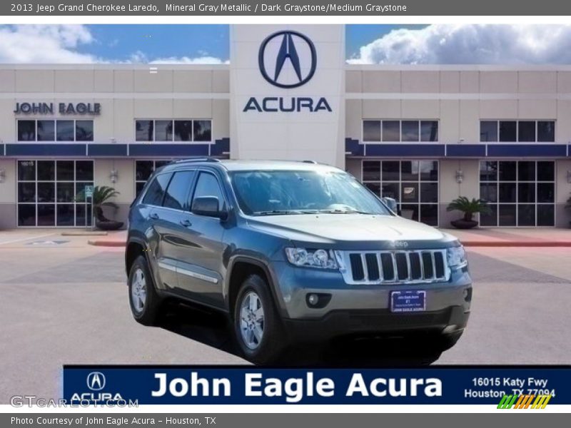 Mineral Gray Metallic / Dark Graystone/Medium Graystone 2013 Jeep Grand Cherokee Laredo