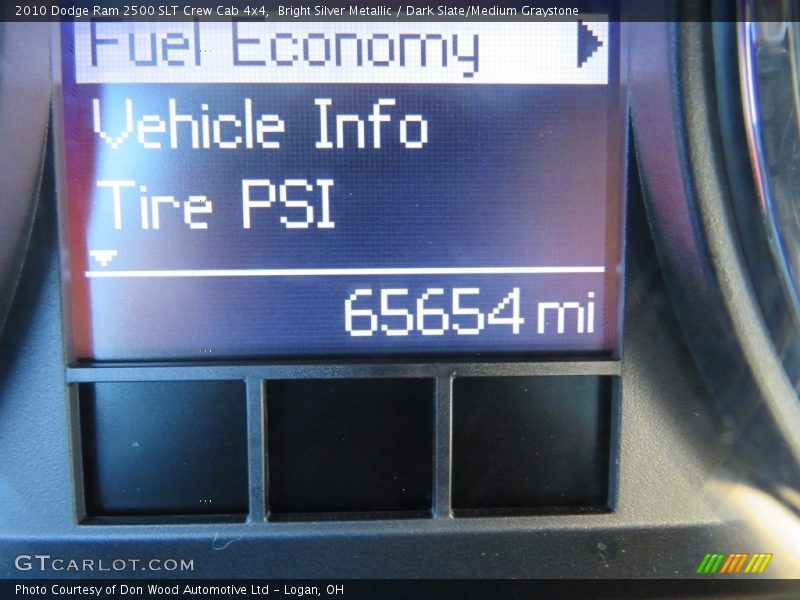 Bright Silver Metallic / Dark Slate/Medium Graystone 2010 Dodge Ram 2500 SLT Crew Cab 4x4