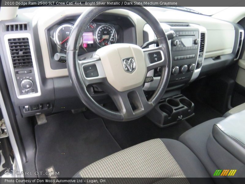 Bright Silver Metallic / Dark Slate/Medium Graystone 2010 Dodge Ram 2500 SLT Crew Cab 4x4