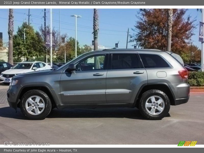 Mineral Gray Metallic / Dark Graystone/Medium Graystone 2013 Jeep Grand Cherokee Laredo