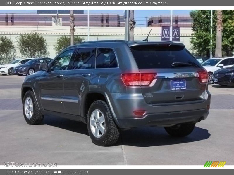 Mineral Gray Metallic / Dark Graystone/Medium Graystone 2013 Jeep Grand Cherokee Laredo