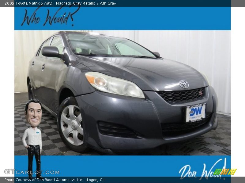 Magnetic Gray Metallic / Ash Gray 2009 Toyota Matrix S AWD