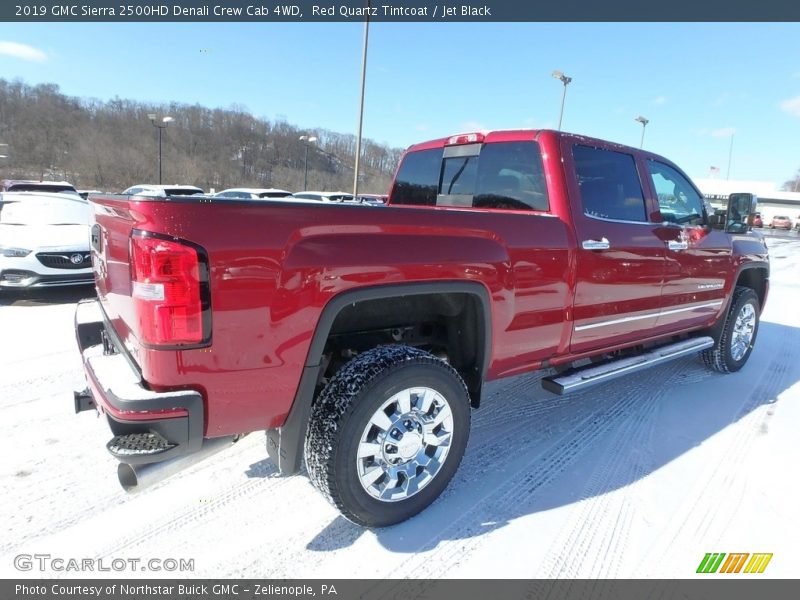 Red Quartz Tintcoat / Jet Black 2019 GMC Sierra 2500HD Denali Crew Cab 4WD