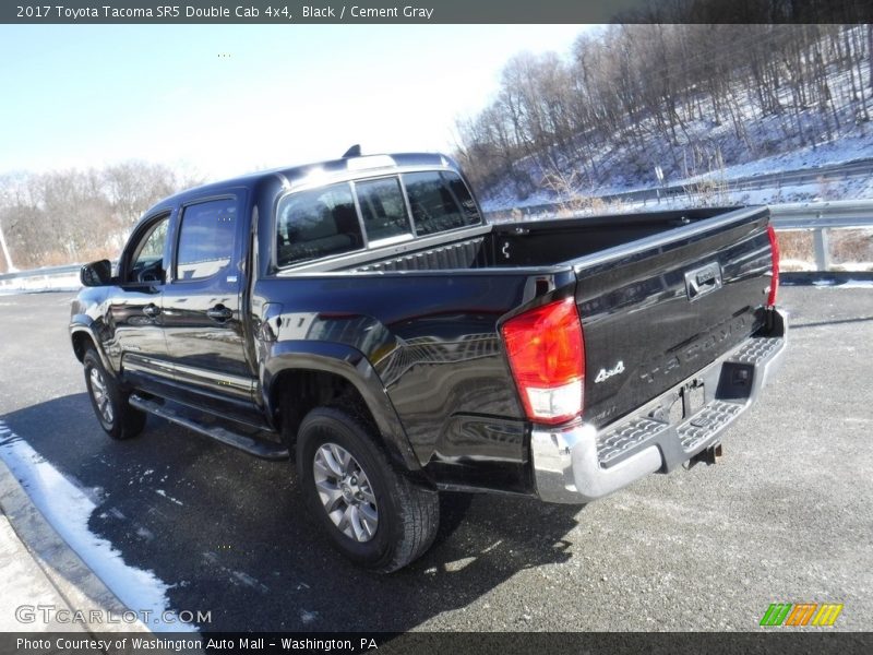 Black / Cement Gray 2017 Toyota Tacoma SR5 Double Cab 4x4