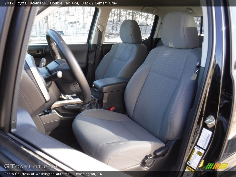 Black / Cement Gray 2017 Toyota Tacoma SR5 Double Cab 4x4