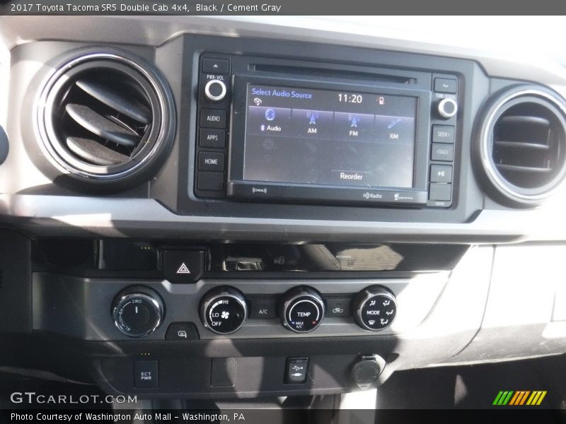 Black / Cement Gray 2017 Toyota Tacoma SR5 Double Cab 4x4