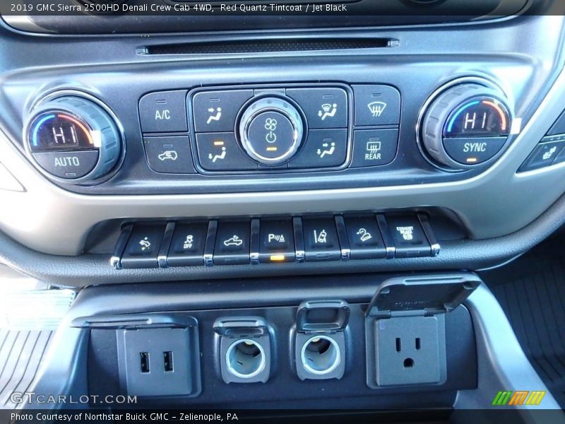 Controls of 2019 Sierra 2500HD Denali Crew Cab 4WD