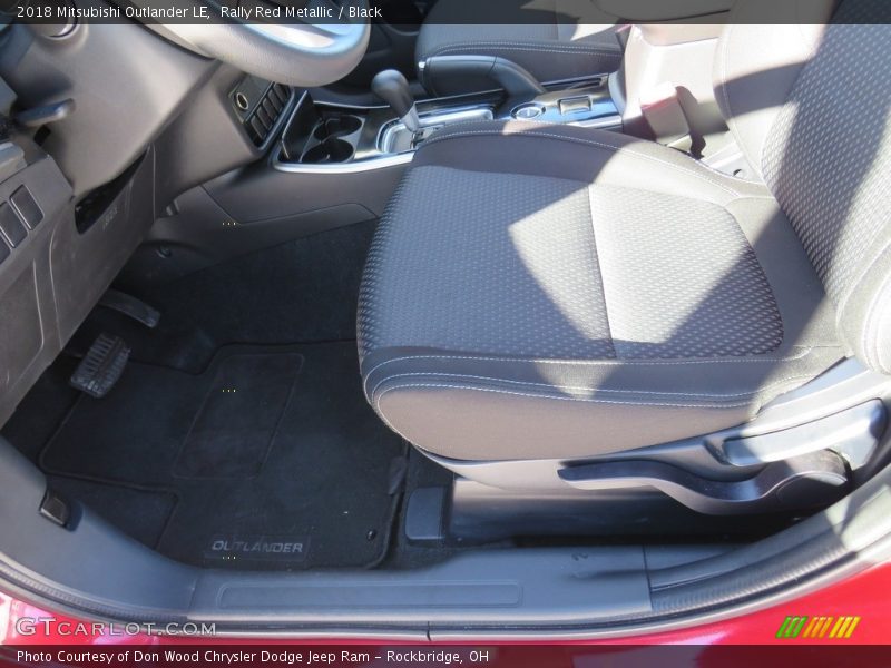 Rally Red Metallic / Black 2018 Mitsubishi Outlander LE