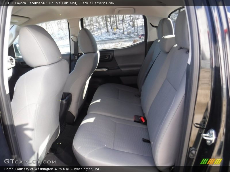 Black / Cement Gray 2017 Toyota Tacoma SR5 Double Cab 4x4