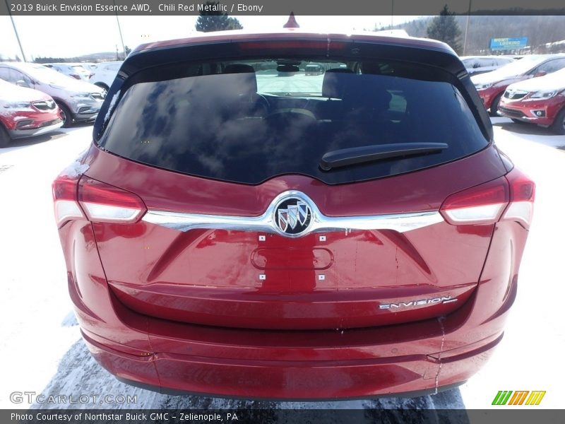 Chili Red Metallic / Ebony 2019 Buick Envision Essence AWD