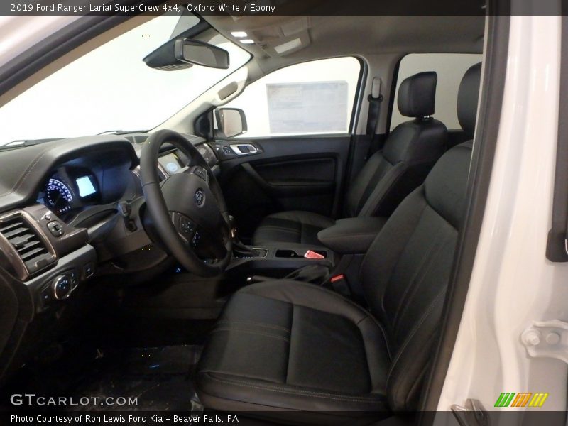 Oxford White / Ebony 2019 Ford Ranger Lariat SuperCrew 4x4