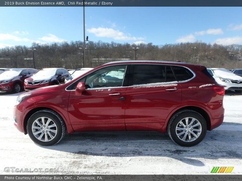 Chili Red Metallic / Ebony 2019 Buick Envision Essence AWD