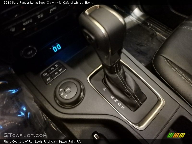  2019 Ranger Lariat SuperCrew 4x4 10 Speed Automatic Shifter
