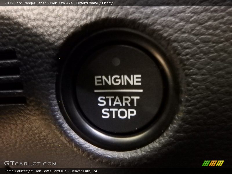 Oxford White / Ebony 2019 Ford Ranger Lariat SuperCrew 4x4