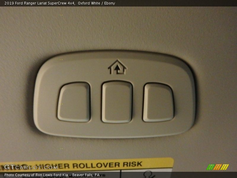 Oxford White / Ebony 2019 Ford Ranger Lariat SuperCrew 4x4