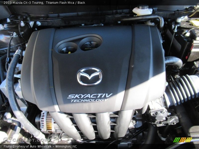 Titanium Flash Mica / Black 2019 Mazda CX-3 Touring