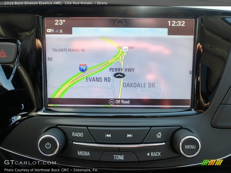 Navigation of 2019 Envision Essence AWD