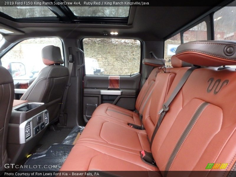 Rear Seat of 2019 F150 King Ranch SuperCrew 4x4