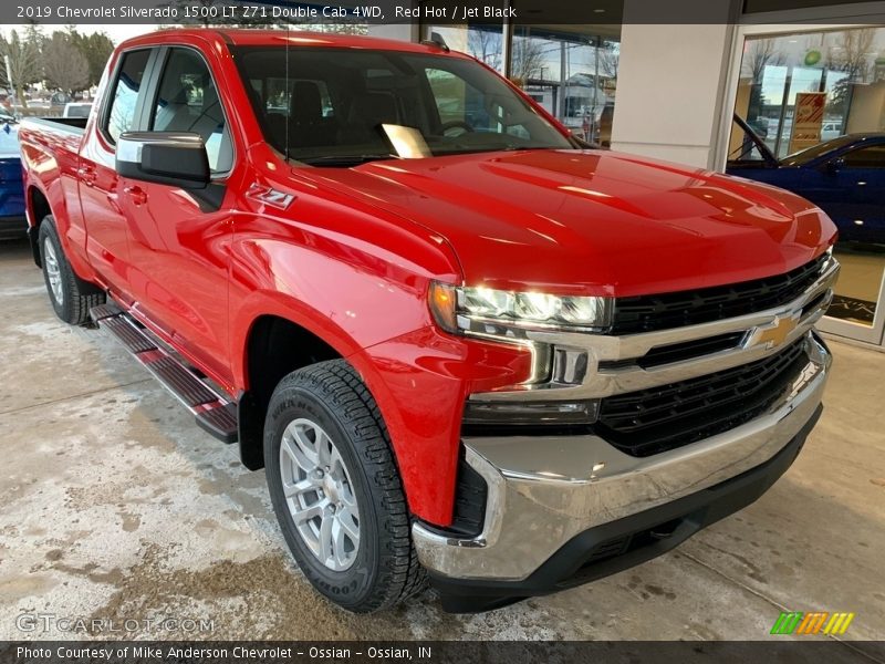 Red Hot / Jet Black 2019 Chevrolet Silverado 1500 LT Z71 Double Cab 4WD