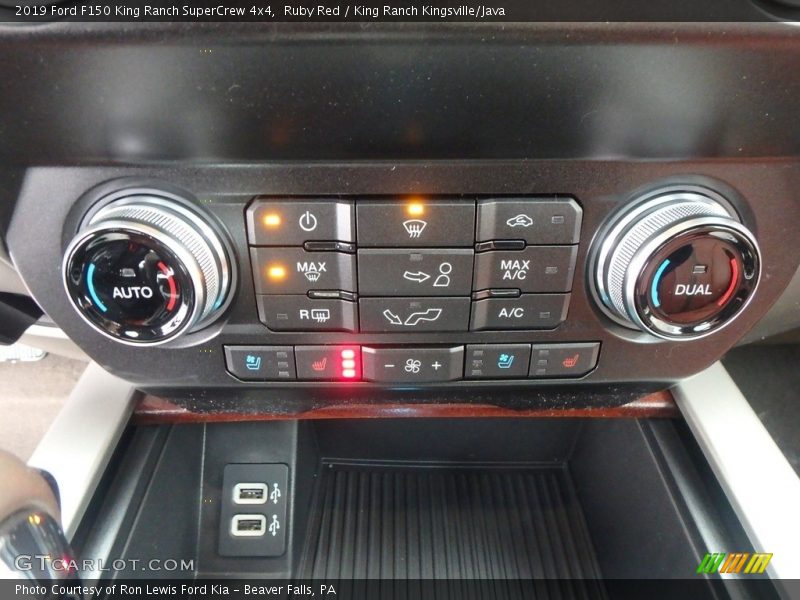 Controls of 2019 F150 King Ranch SuperCrew 4x4
