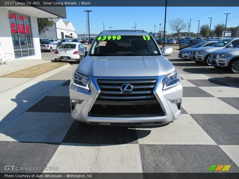 Silver Lining Metallic / Black 2017 Lexus GX 460