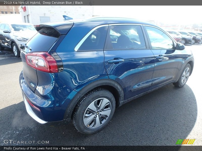Deep Cerulean Blue / Black 2019 Kia Niro LX Hybrid