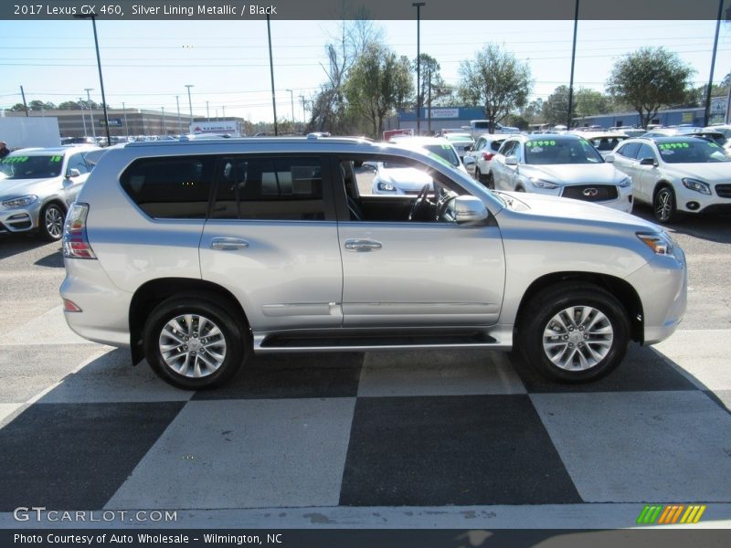 Silver Lining Metallic / Black 2017 Lexus GX 460