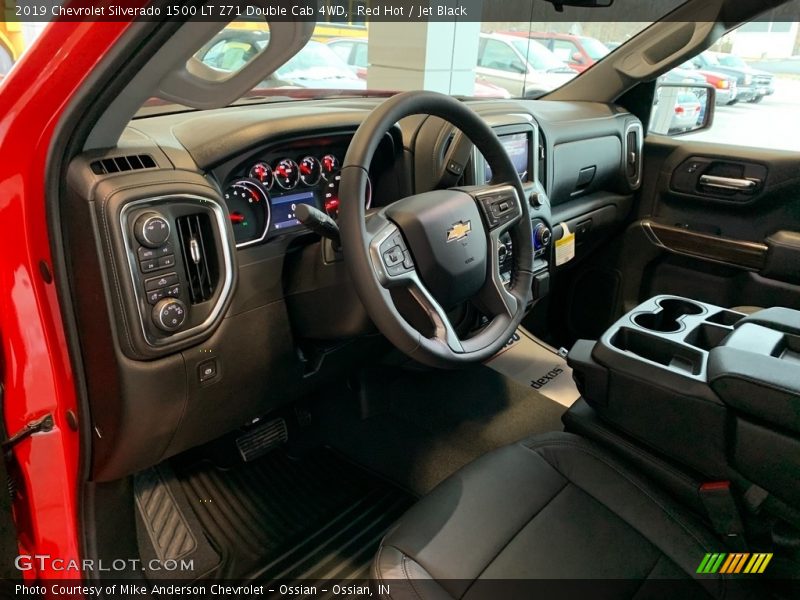 Red Hot / Jet Black 2019 Chevrolet Silverado 1500 LT Z71 Double Cab 4WD