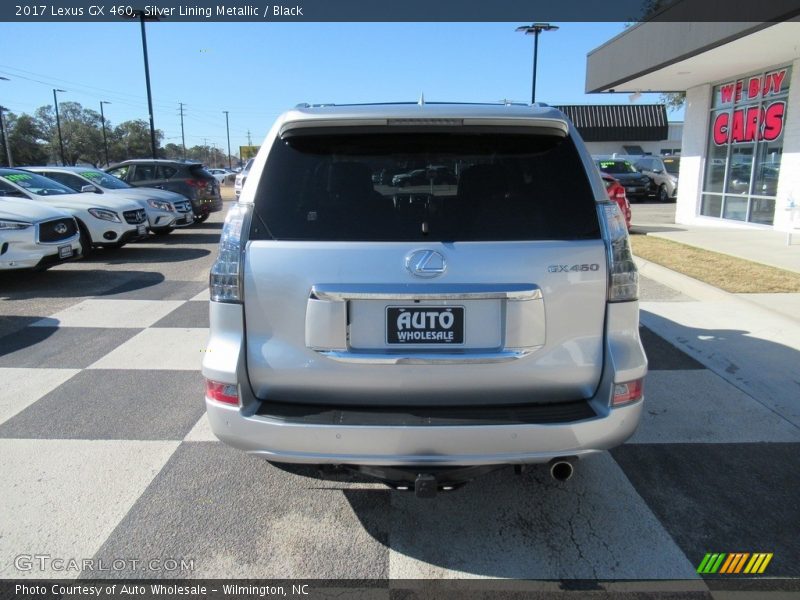 Silver Lining Metallic / Black 2017 Lexus GX 460