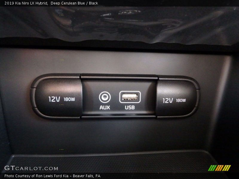 Deep Cerulean Blue / Black 2019 Kia Niro LX Hybrid