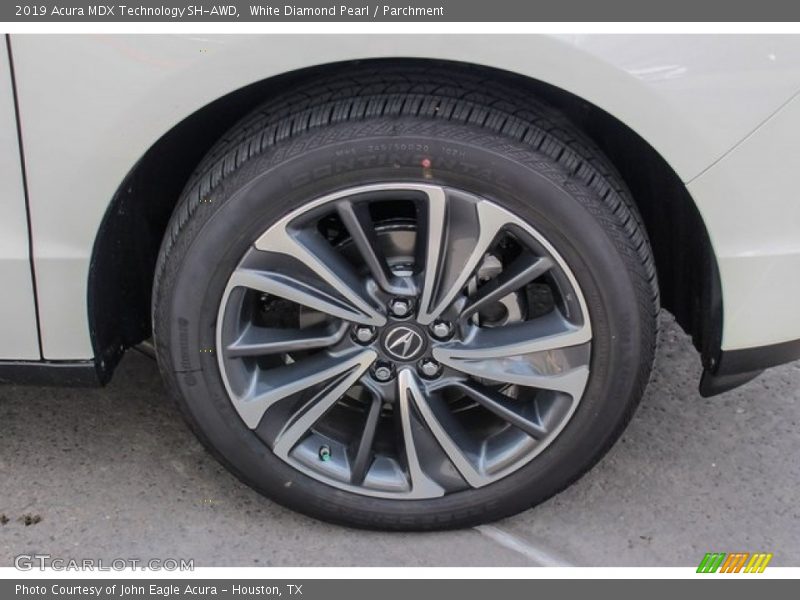 White Diamond Pearl / Parchment 2019 Acura MDX Technology SH-AWD