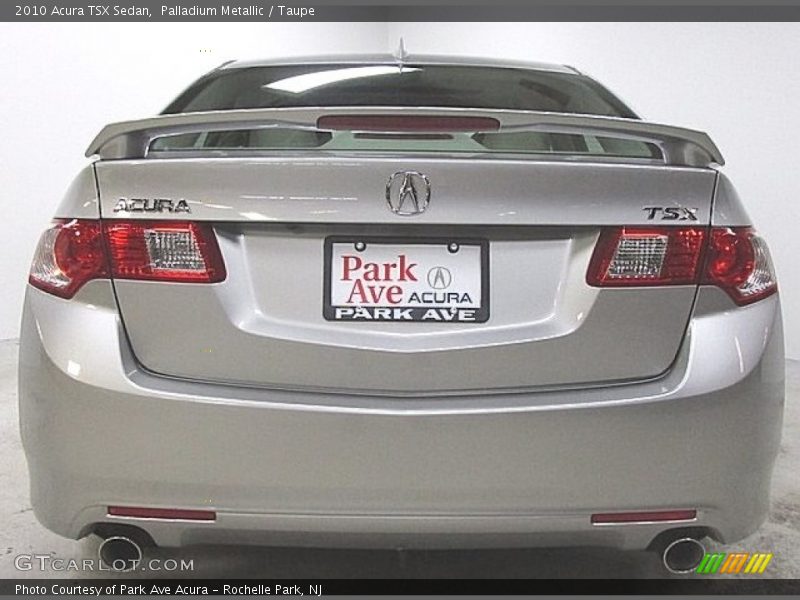 Palladium Metallic / Taupe 2010 Acura TSX Sedan
