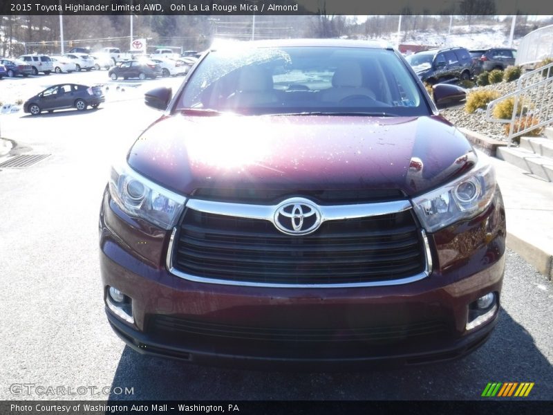 Ooh La La Rouge Mica / Almond 2015 Toyota Highlander Limited AWD